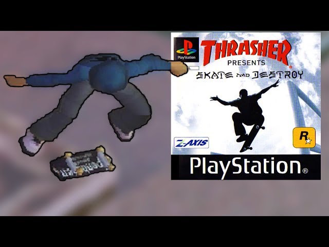 The Best Skateboarding Game for Playstation 1! THRASHER: Skate